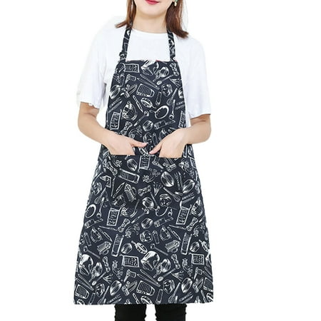 

Men Women Chefs Apron Kitchen Cooking Bib Housework Baking Grilling Cafe Bakery Apron