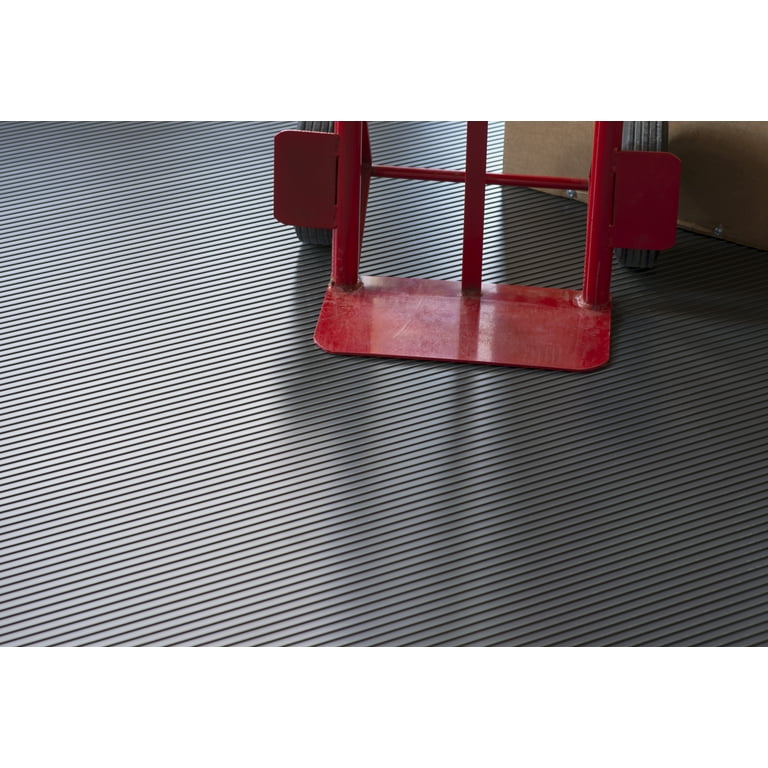 G-Floor 10 ft. x 24 ft. Small Coin Garage Floor Mat in Slate Grey