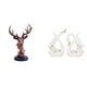 thumbnail image 1 of Elegante figura de ciervo y cisne, de resina y cerámica, ideal para decorar el hogar, de noche, el escritorio, la estantería o el armario., 1 of 8