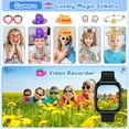 thumbnail image 2 of Eurhowing GPS SmartWatch, 4G Kids Phone Watch with SIM Card, Real-Time Location, SOS, 2 Way Video Call, Voice Chat, HD Touch Screen Camera, Gifts for Boys Girls Age 3-12 (Black), 2 of 9