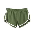 thumbnail image 3 of IDALL Running Shorts Booty Shorts Women Casual Solid Summer Sports Shorts Workout Yoga Shorts Active Shorts Gym Shorts Women Cotton Shorts Army Green L, 3 of 5