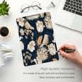 thumbnail image 4 of FMSHPON FlowersBirds Blue Vintage Clipboard Hardboard Wood Nursing Clip Board and Pull for Standard A4 Letter 13x9 inches, 4 of 7