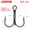 12, variant on 100Pcs High quality Super Sharp Anchor Hook,Size #1-14# Sea Fishing Hooks Treble Hook Triple Hooks For Fishing Anzol De Pesca