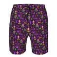 thumbnail image 3 of Goofa Mardi Gra2 Printed Mens Swim Trunks Summer Quick Dry Short Beach Swimwear Bathing Suits-Large, 3 of 9