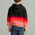 thumbnail image 5 of CYRBOKO Boys Sweatshirts, Casual Gradient Long Sleeve Pullover Hoodies for Kids Red Size 11-12 T, 5 of 7