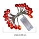thumbnail image 3 of Fiudx Farolillos de Corazón Rojo, Diseño de Alambre de Cobre Led, Forma Flexible, Decoración Interior y Exterior, San Valentín, Bodas, 150 Cm de Largo, Juego de 2 Unidades., 3 of 7