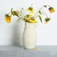 thumbnail image 2 of BlossoME Ceramic White Vase Neutral Tone Greek Pottery for Home Shelf and Side Table Decor Rustic and Vintage Gift 8”, 2 of 5