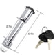 thumbnail image 2 of Candado De Enganche De Remolque Con 2 Llaves, Pasador De Bloqueo De 44689 Pulgadas De Diámetro, Pasador Largo De 37258 Pulgadas Para Receptor De 2 Pulgadas En Remolque, Camión, Coche, Barco Vogacara VI011347-00, 2 of 6