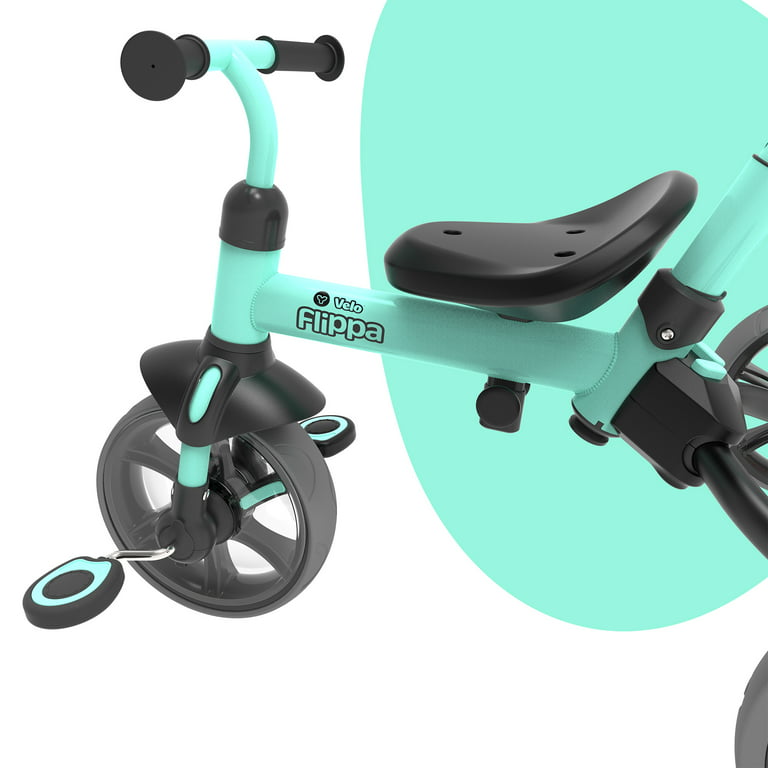 YVOLUTION Tricycle-draisienne évolutive Yvelo Flippa - Vert