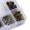 thumbnail image 4 of Rivet Button Tool, Portable Practical Firm Brass Rivet Button Kit  For Shoes For Document Bags For Hats For Installing Leather, 4 of 8