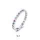 thumbnail image 4 of Anillo de acero inoxidable Qarigey chapado en plata Tipo 1 Tamaño 9, 4 of 6