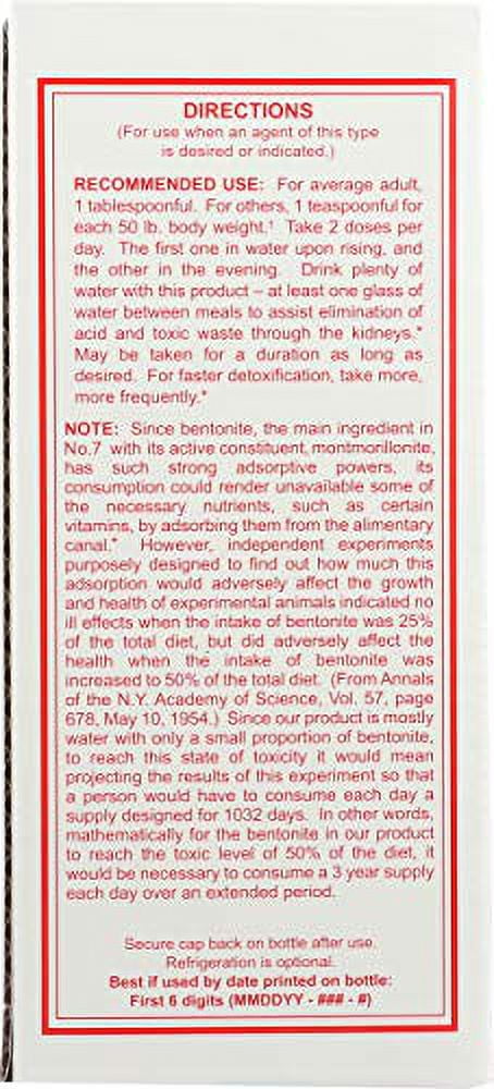 Sonne's Detoxificant No. 7 32 oz Liq