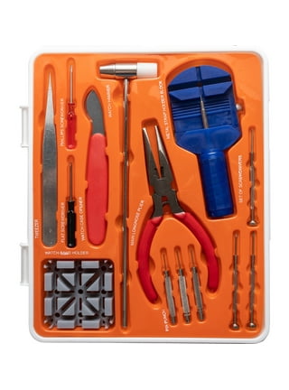 Stalwart 16 Piece Professional Watch Jewelry Repair Tool Kit