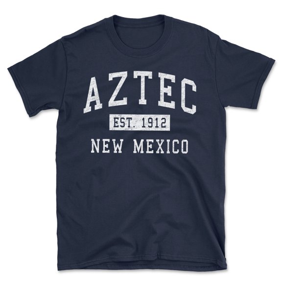 Aztec New Mexico Classic Established Men's Cotton T-Shirt