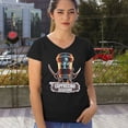 thumbnail image 4 of Cappuccino Assassino Women's V-Neck T-shirt Fun Italian Brainrot Gen Z Alpha Meme, 4 of 7