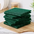 thumbnail image 4 of decorUhome 100% Cotton Terry Kitchen Dish Cloths, Ultra Soft and Absorbent Dish Towels for Kitchen, Perfect for Drying and Washing Dishes, 6 Pack, 12 x 12 Inches, Dark Green, 4 of 8