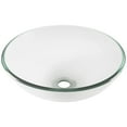thumbnail image 3 of Novatto BONIFICARE Glass Vessel Bathroom Sink Set, Brushed Nickel, 3 of 5