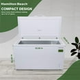 thumbnail image 4 of Hamilton Beach 14 Cu Ft Chest Freezer, White Double Door Deep Freezer for Garage, Basement, Business, Bulk Storage, 4 of 30