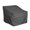Black, variant on Waterproof Outdoor Rocking Chair Cover 32"x34"x36" – Heavy Duty Grey Patio Furniture Covers for Wicker Chairs, All-Weather Protection, 210D Oxford Fabric
