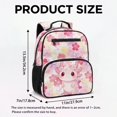 thumbnail image 7 of Jeiento Axolotl Kids Backpack for Toddler Preschool, 13.5 Inch Lightweight School Bag for 3-5 Year Old Girls, Pink Cherry Blossom 2 Front & 2 Mesh Side Pockets Bookbag, 7 of 7