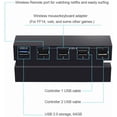 thumbnail image 3 of 5 Port HUB for PS4, USB 3.0 High Speed Charger Controller Splitter Expansion for Playstation 4 PS4 Console, Not for PS4 Slim, PS4 PRO, 3 of 7