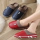 thumbnail image 4 of Minnieouse 1 par de zapatos para el hogar, zapatos de algodón, zapatilla de invierno, tacón plano de goma, mantiene el calor, lavable, a prueba Calzado Rosa 40-41, 4 of 6