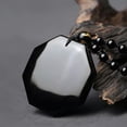 thumbnail image 4 of HOOUN Black Obsidian Yin Yang Necklace Pendant Chinese BAGUA Men's Women's Jewelry, 4 of 4