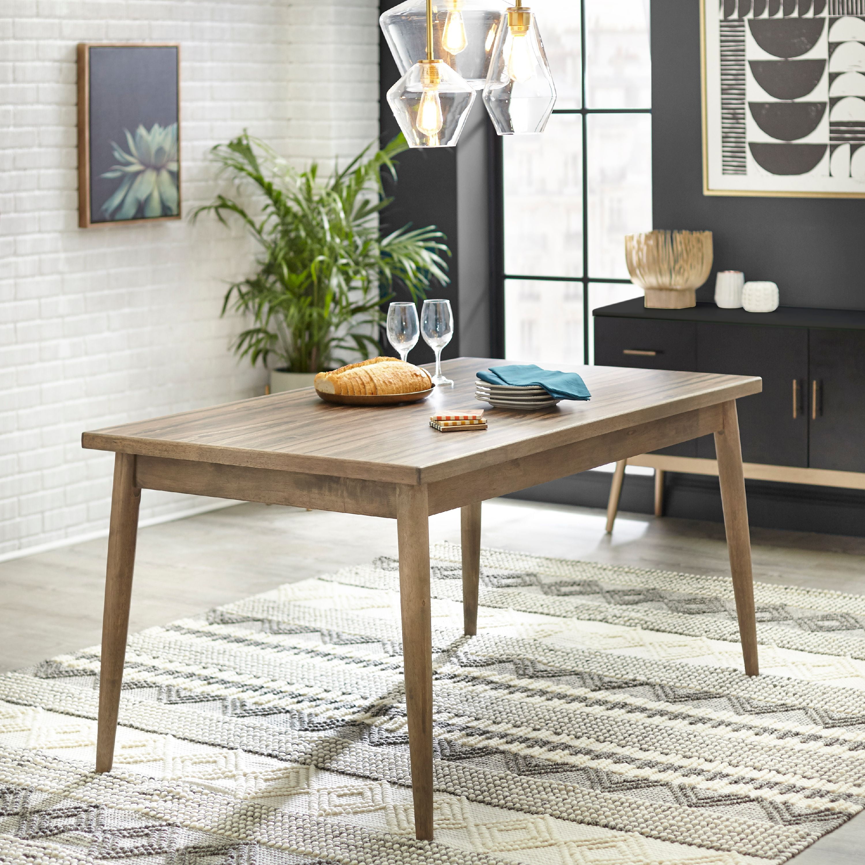 Bellamy Studios Frisco Mid-Century Dining Table, Walnut