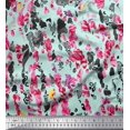 thumbnail image 1 of Soimoi Rayon Crepe Fabric Animal Skin Texture Decor Fabric Printed Yard 46 Inch Wide, 1 of 3