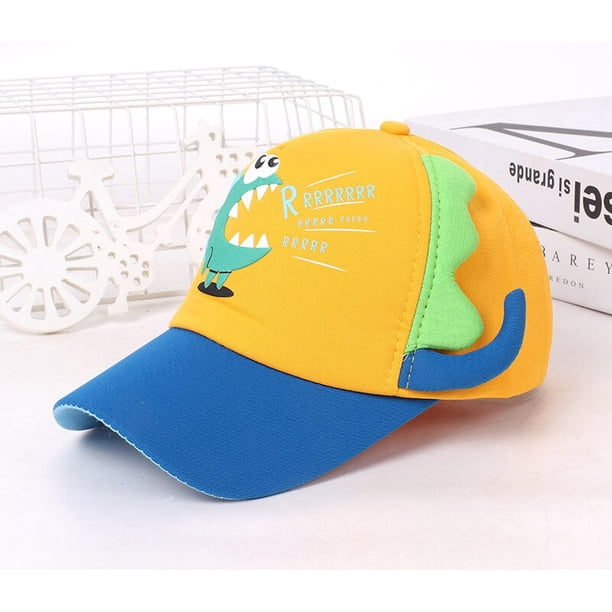 Sombrero de protección solar Niñas Primavera Verano Dibujos animados Niños Hip Hop Niños Sombreros y gorras Gorras de béisbol Sombrero para niños pequeños Bebé 2-8 años RedAdjustable Gao Jinjia LED