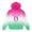 Pink / green ombre, variant on Universal Studios Wicked Elphaba Glinda Fleece Drop Shoulder Pullover Hoodie Toddler to Big Kid
