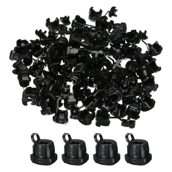 60pcs 4.5-5.5mm Strain Relief Cord Connector Cable Bushing Boot Sleeve for Electric Cable Cord Insulation, 6N-4