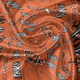 thumbnail image 5 of Ambesonne African Valance Pack of 2, Ornaments, 54"X18", Orange Black White, 5 of 5
