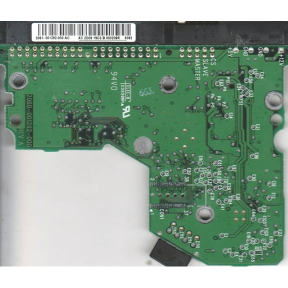 WD800BB-22JHA0, 2061-001292-000 AC, WD IDE 3.5 PCB