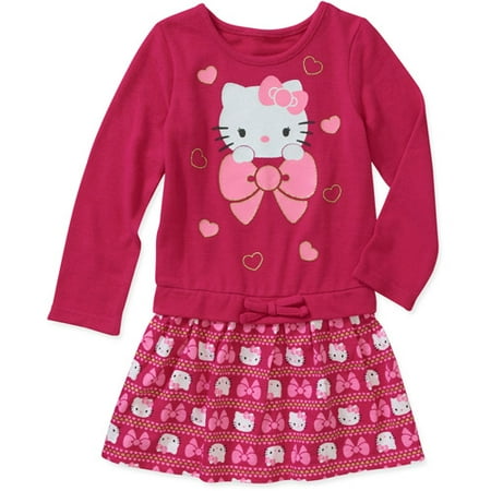 Hello Kitty Baby Girls' Bow Tee Shirt Dress