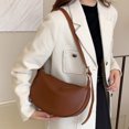 thumbnail image 3 of Stylago Crescents Shoulder Bags for Women Underarm Purses Mini Clutch Hobos Tote Handbag Zipper Closure Crossbody Bag Brown, 3 of 7