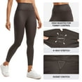 thumbnail image 4 of CRZ YOGA Butterluxe Matte Faux Leather Leggings for Women 25 Inches High Waisted, 4 of 4