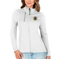 thumbnail image 2 of Women's Antigua White/Silver Boston Bruins Generation Full-Zip Pullover Jacket, 2 of 2