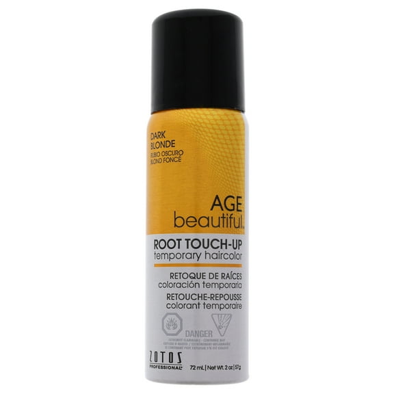 Root Touch Up Temporary Haircolor Spray - Dark Blonde by AGEbeautiful for Unisex - 2 oz Hair Color