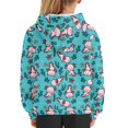 thumbnail image 4 of DISNIMO Blue Axolotl Hoodies Kids Pullover Hoodie Sweatshirts for Boys Girls 6-7 Clothes Trendy for School Children Sweatshirt with Hoodie Kids Girl Streetwear Hoodie Soft, 4 of 7