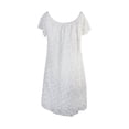 thumbnail image 2 of Lauren Ralph Lauren White Lace Off-The-Shoulder Shift Dress 4, 2 of 3