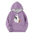 thumbnail image 3 of Favoffer Fall Girls' Graphic Hoodie Long Sleeve Pocketed Sweatshirt Pullover Tops Kids Toddler Warm T-Shirt for Casual Parties Kid to Teen 3-14Y, 3 of 4