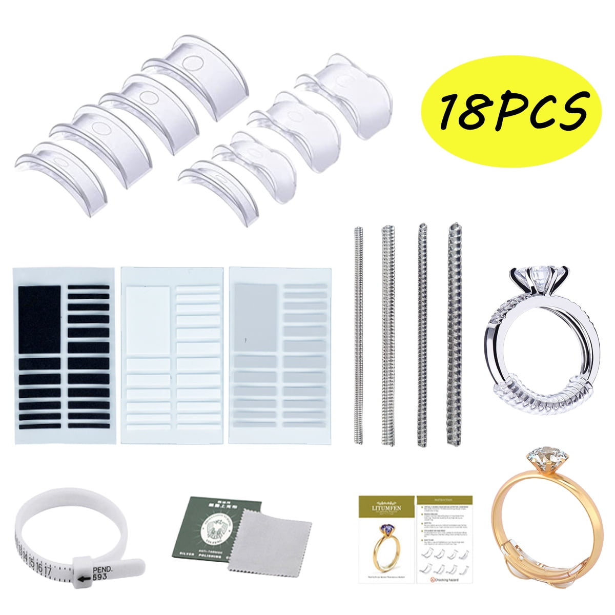 Ring Sizer Ring Adjusters Ring Size Adjuster Ring Guard for Loose Rings