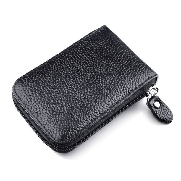 Leather credit card holder mens online