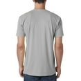 thumbnail image 2 of Next Level Men's Premium Baby Rib Collar T-Shirt, Light Gray, X-Small, 2 of 3