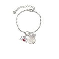 thumbnail image 2 of Delight Jewelry Silvertone Cheer Mom with Red Heart Silvertone Discover Dream Explore Zoey Charm Bracelet, 6.5+2" Extender, 2 of 4