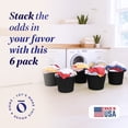 thumbnail image 2 of Homz 17 Gal Plastic Open Storage Round Utility Tub with Handles (3 Pack), 2 of 10