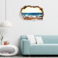 thumbnail image 4 of Decoraciones de pared de fondo 3D BLESIY paisaje de playa, 4 of 7