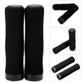 thumbnail image 1 of Bike Grip, 2 Color Comfortable Hand Feel Alloy Lock Ring Material 130 Mm/5.1in Length Relieving Fatigue Bike Sponge Grip  For Road Bike, 1 of 8