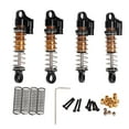 thumbnail image 2 of RC , High Elastic Front Rear RC Car Damper Rust Proof Adjustable Upgrade Parts  For 1/18 1/24 Crawler Black, 2 of 8